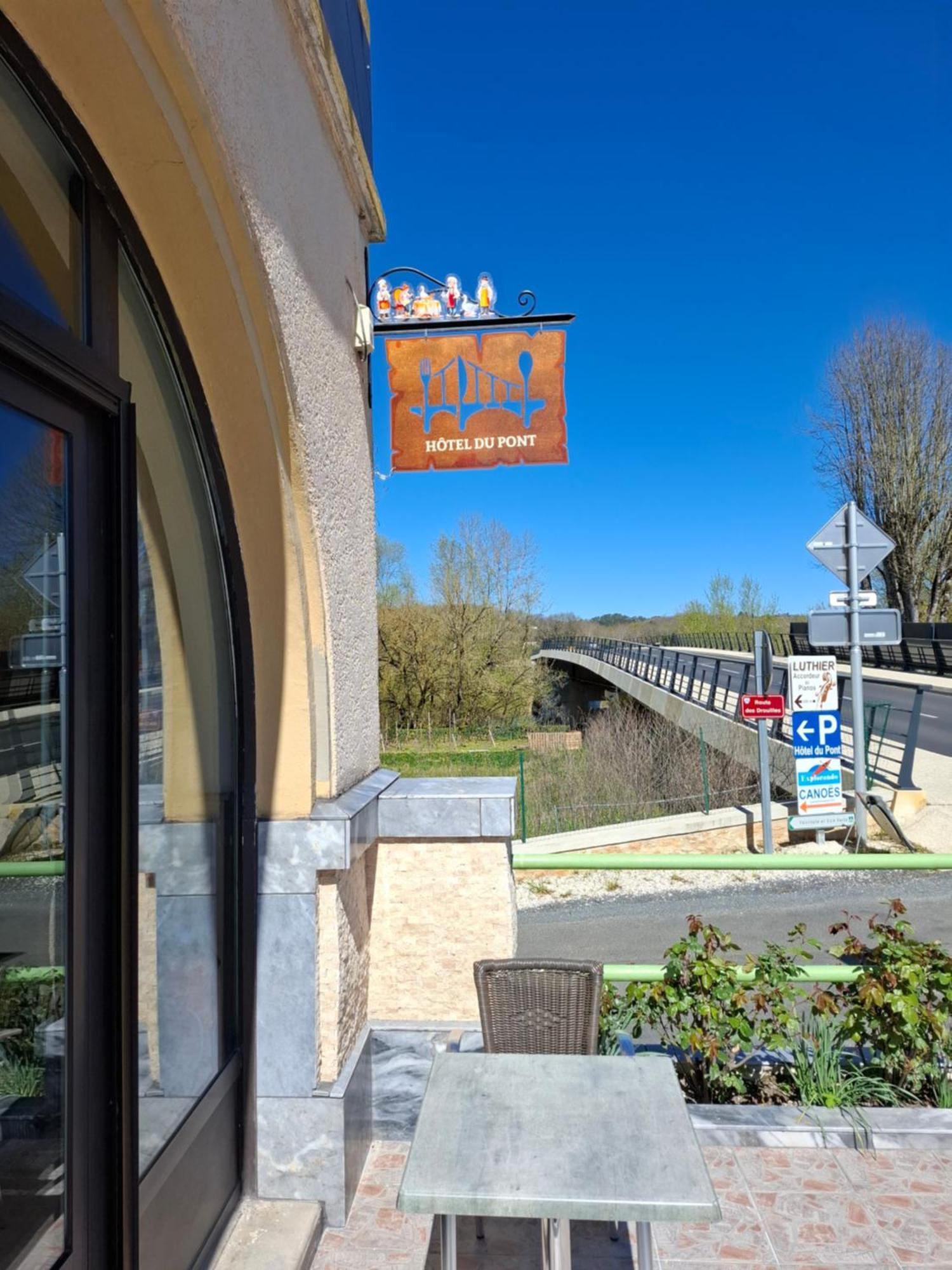 Hotel Du Pont Et Restaurant A Grolejac Luaran gambar